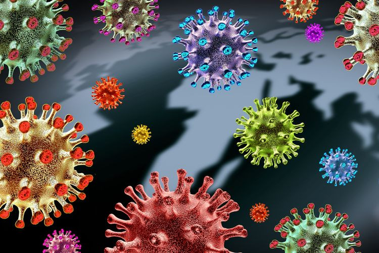 Ilustrasi virus corona (Special)