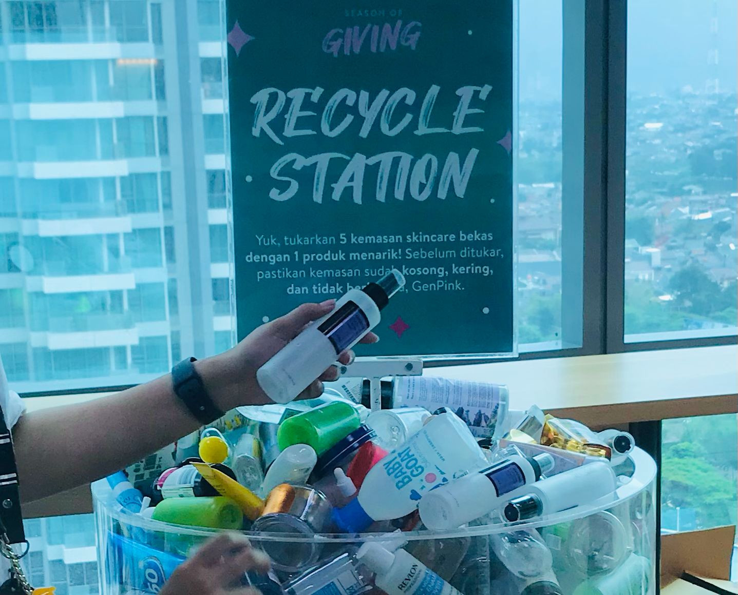 Recycle Station. (Sociolla)