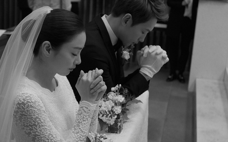 Pernikahan Rain dan Kim Tae Hee. (Special)