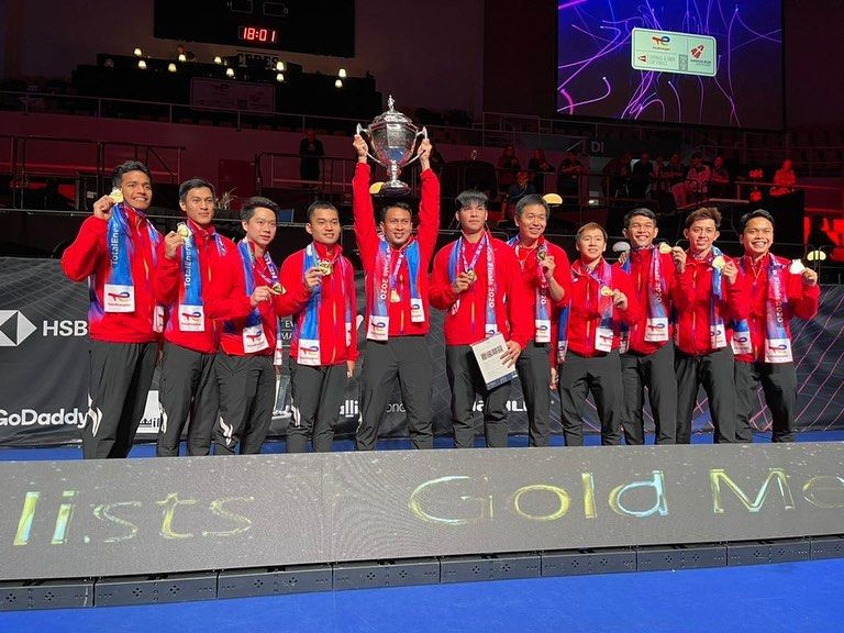 Indonesia berhasil raih juara Thomas Cup. (Special)