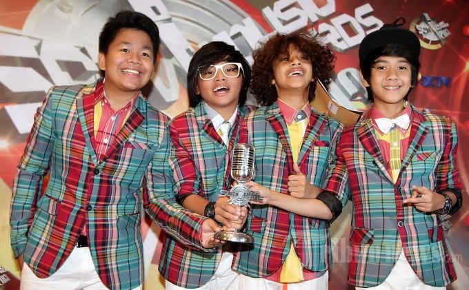 Coboy Junior raih SCTV Awards. (Special)