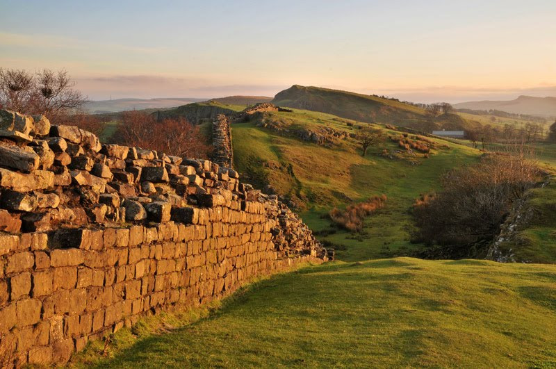 Tembok Hadrian Inggris. (Special)