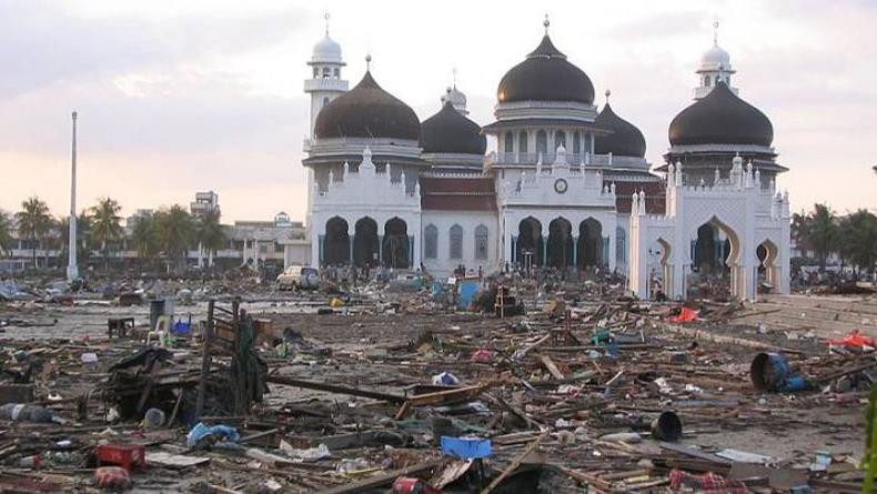 Potret setelah terjadi Tsunami Aceh. (Special)