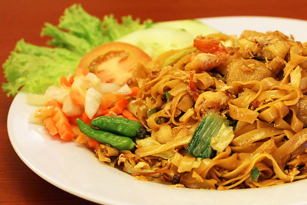 Bahan-bahan yang diperlukan untuk memasak kwetiau goreng