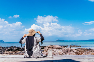 Liburan Ke Pantai, Jangan Lupa Perhatikan Hal Ini Yah Untuk Kamu Yang Berhijab 