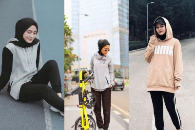 Tips OOTD Hijab Sporty buat Olahraga Bersepeda dan Jogging 