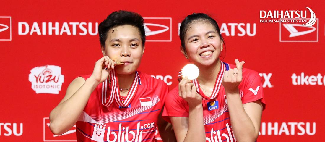 Persahabatan Sehat Antara Greysia Polii Dan Apriyani Rahayu,  Sang Juara Indonesia Masters 2020