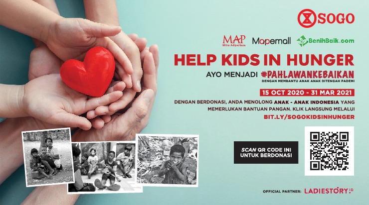 Bersama Sogo Jadi #Pahlawankebaikan Dengan Membantu 3500 Anak Di Tengah Pandemi