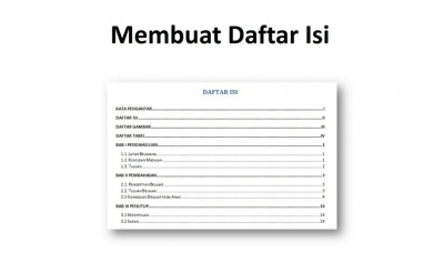 Cara Membuat Daftar Isi di Microsoft Word Paling Mudah
