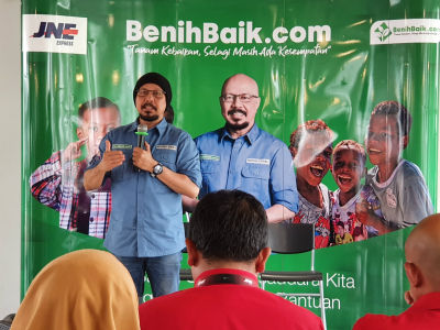 Bekerja Sama dengan JNE, BenihBaik.com Beri Kesempatan Masyarakat Berdonasi dengan Mudah